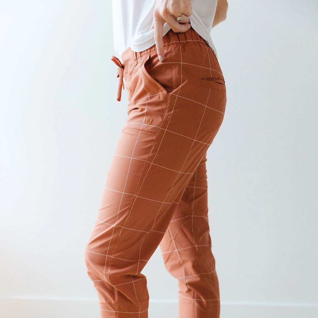 Rust Windowpane Jetsetters 8 Rust Windowpane Jetsetters - Image 6