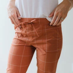 Rust Windowpane Jetsetters -Clothing Promotional Store JETSETTERS RUST WINDOWPANE 11