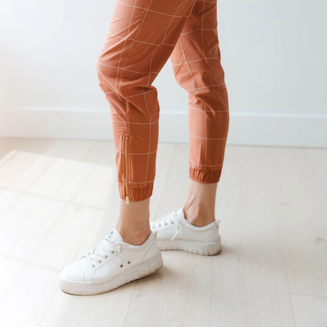 Rust Windowpane Jetsetters 10 Rust Windowpane Jetsetters - Image 8