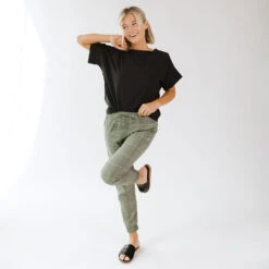 Sage Windowpane Jetsetters -Clothing Promotional Store JETSETTERS SAGE WINDOWPANE 12 1