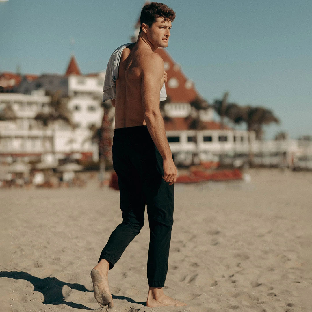 Men's Black Joggers 4 Men's Black Joggers - Image 2