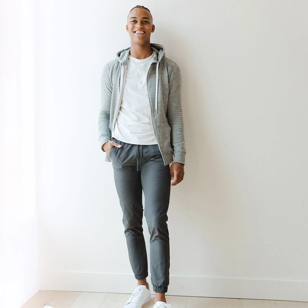 Men's Charcoal Joggers 3 Men's Charcoal Joggers