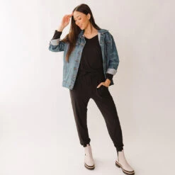 Clothing Promotional Store -Clothing Promotional Store MERRY JUMPSUIT BLACK WEB 2 1