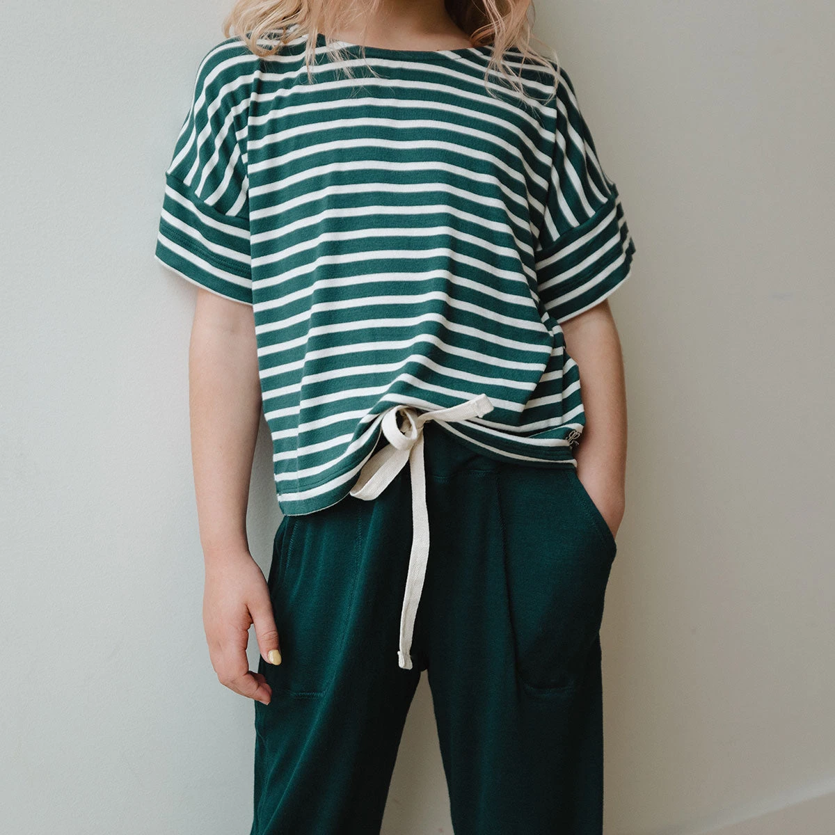 Mini Candy Cane Green Pajama Set 4 Mini Candy Cane Green Pajama Set - Image 2