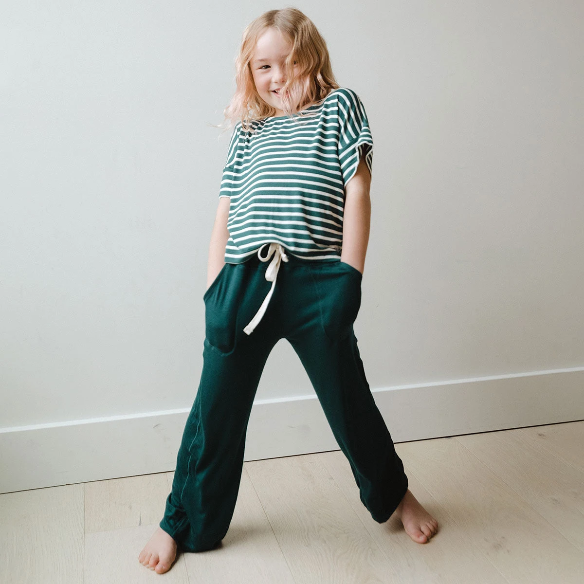 Mini Candy Cane Green Pajama Set 3 Mini Candy Cane Green Pajama Set