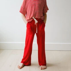 Mini Candy Cane Red Pajama Set -Clothing Promotional Store MINI RED STRIPE SET 13