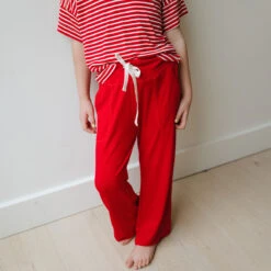 Mini Candy Cane Red Pajama Set -Clothing Promotional Store MINI RED STRIPE SET 14 1
