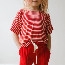 Mini Candy Cane Red Pajama Set -Clothing Promotional Store MINI RED STRIPE SET 15