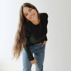 Black Neo Crop Sweatshirt -Clothing Promotional Store NEO CROP SWEATSHIRT BLACK 2