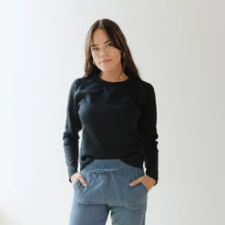 Black Neo Crop Sweatshirt -Clothing Promotional Store NEO CROP SWEATSHIRT BLACK 8