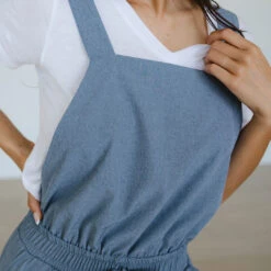 Light Chambray Classic Overall Jumpsuit -Clothing Promotional Store OVERALLS LIGHT BLUE CHAMBRAY 1