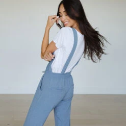 Light Chambray Classic Overall Jumpsuit -Clothing Promotional Store OVERALLS LIGHT BLUE CHAMBRAY 3
