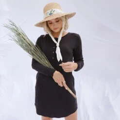 Serenity PJ Dress, Black 12 Serenity PJ Dress, Black -Clothing Promotional Store SERENITY PJ DRESS BLACK 4