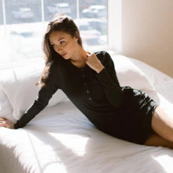 Serenity PJ Dress, Black 17 Serenity PJ Dress, Black -Clothing Promotional Store SERENITY PJ DRESS BLACK 9