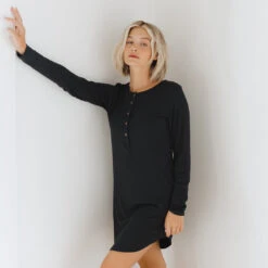 Serenity PJ Dress, Black 13 Serenity PJ Dress, Black -Clothing Promotional Store SERENITYPJDRESS BLACK1