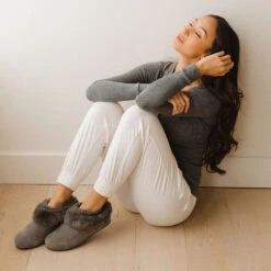 Sorel Go Coffee Run Slipper, Quarry -Clothing Promotional Store SOREL SLIPPERS 1