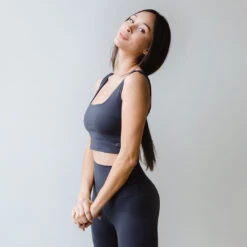 Navy Olivia Tank -Clothing Promotional Store SQUARE NECK TANK NAVY WEB 3