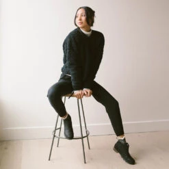 Teddy Pullover, Black -Clothing Promotional Store TEDDY PULLOVER BLACK 4