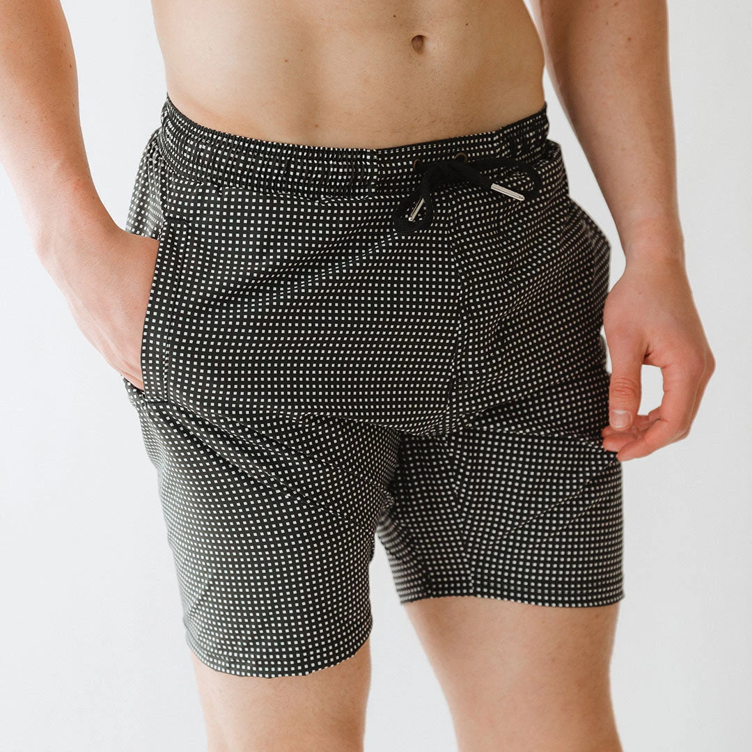 Wind And Sea Shorts, Black Checkers 3 Wind And Sea Shorts, Black Checkers