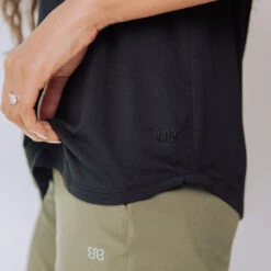 Basic Tee, Bamboo Black 12 Basic Tee, Bamboo Black -Clothing Promotional Store blacktee iiiiiiiiii 1