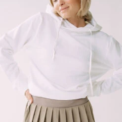 Boyfriend Hoodie, White 13 Boyfriend Hoodie, White -Clothing Promotional Store brindleskirt v2