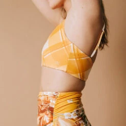 Rise Bralette, Butterscotch Plaid 14 Rise Bralette, Butterscotch Plaid -Clothing Promotional Store butterscotch plaid rise bralette6