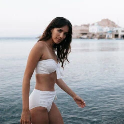 Simone Bottoms, Ivory 23 Simone Bottoms, Ivory -Clothing Promotional Store cream wrap tie bottoms5