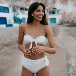 Simone Bandeau, Ivory 21 Simone Bandeau, Ivory -Clothing Promotional Store creambandeau web3