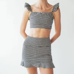 Hamptons High-Waisted Swim Skirt -Clothing Promotional Store karinswimskirt 7