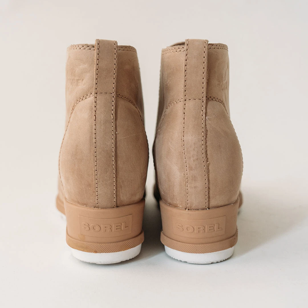 Sorel Evie Pull On Leather Boot, Sea Salt 5 Sorel Evie Pull On Leather Boot, Sea Salt - Image 4