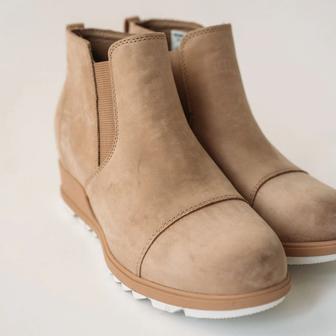 Sorel Evie Pull On Leather Boot, Sea Salt 3 Sorel Evie Pull On Leather Boot, Sea Salt - Image 2