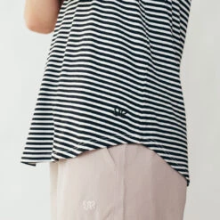 Basic V Neck Tee, Black White -Clothing Promotional Store leisureshoot b wvneck10