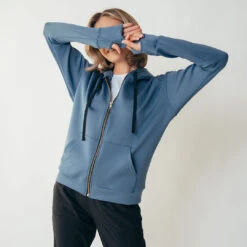 Hideaway Zip-Up, Ocean Blue 24 Hideaway Zip-Up, Ocean Blue -Clothing Promotional Store leisureshoot bluejacket12