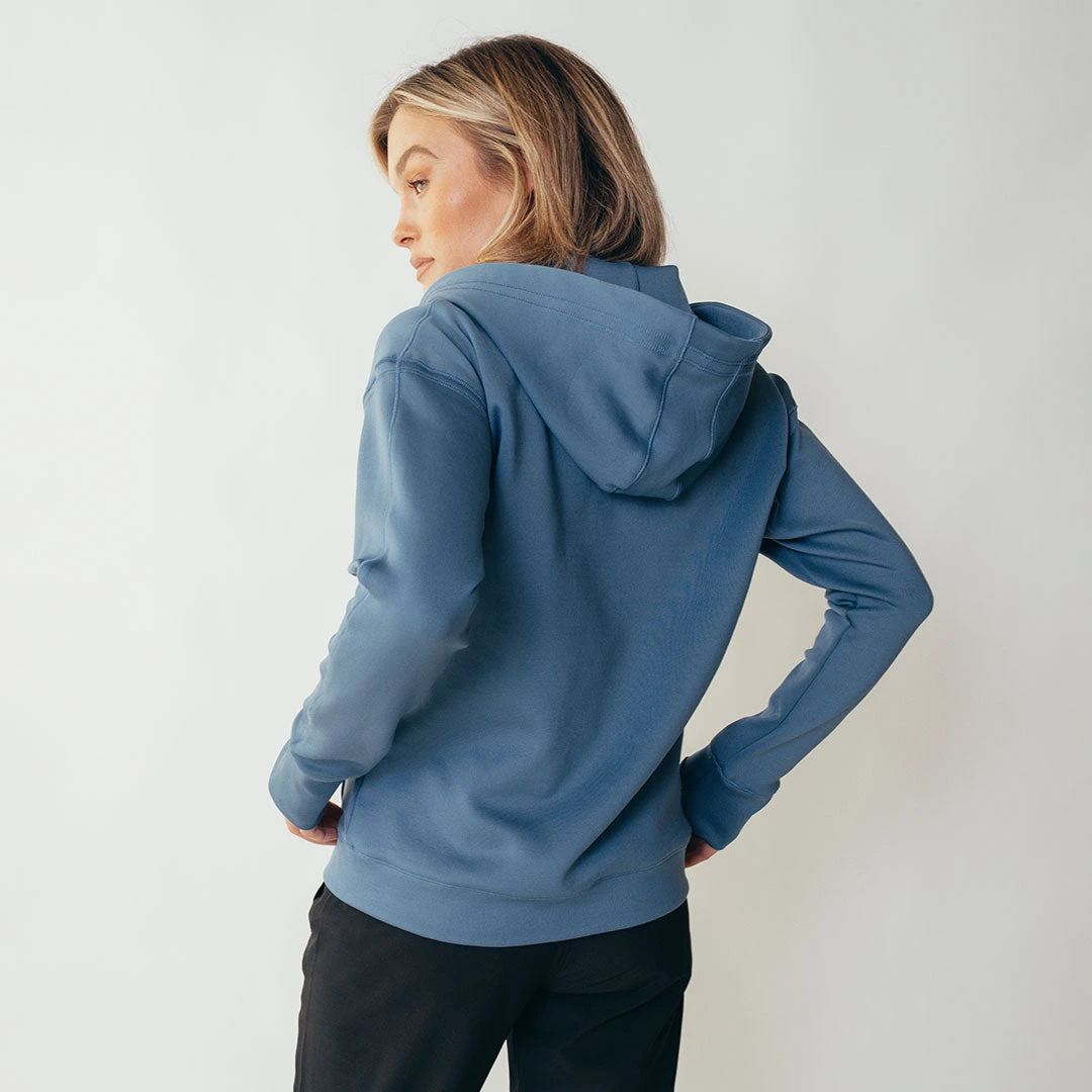 Hideaway Zip-Up, Ocean Blue 12 Hideaway Zip-Up, Ocean Blue - Image 10