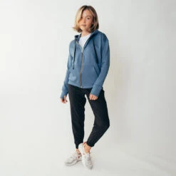 Hideaway Zip-Up, Ocean Blue 20 Hideaway Zip-Up, Ocean Blue -Clothing Promotional Store leisureshoot bluejacket7