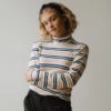 Long Sleeve Turtleneck, Navy And Tan Stripe -Clothing Promotional Store navyandtanturtleneck web4