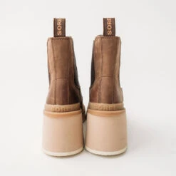 Sorel Hi-Line Heel Chelsea Boot, Umber -Clothing Promotional Store newsorelpics 6