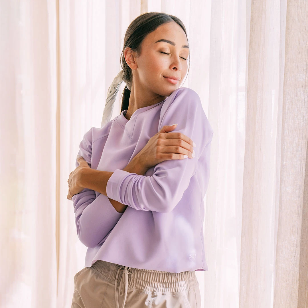 Lilac Neo Crop Sweatshirt 8 Lilac Neo Crop Sweatshirt - Image 6