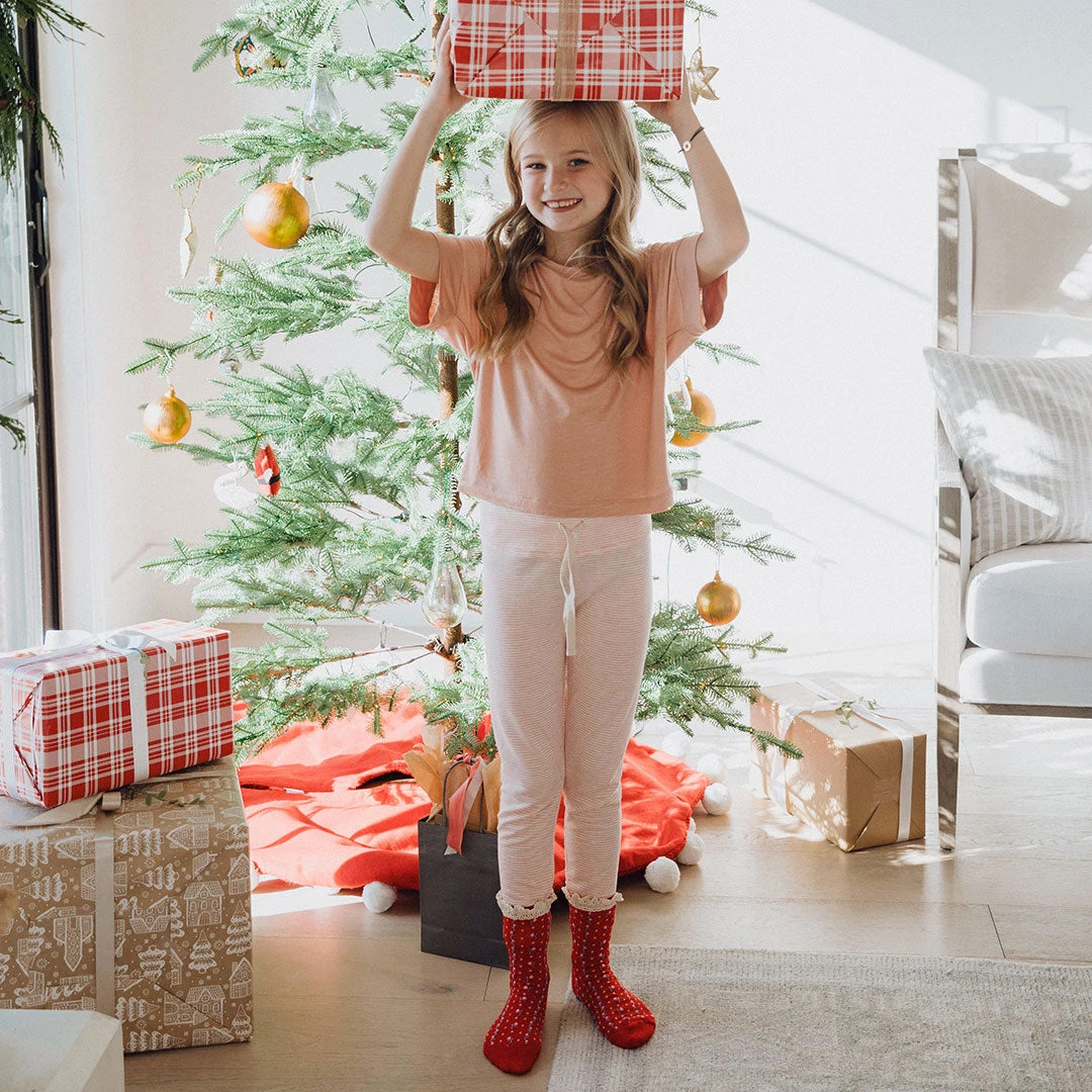 Mini Pink Stripe Pajama Set 3 Mini Pink Stripe Pajama Set