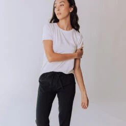 Basic Tee, Bamboo White -Clothing Promotional Store whitescoop iii