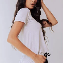 Basic Tee, Bamboo White -Clothing Promotional Store whitescoop iiiiiiiiii 1